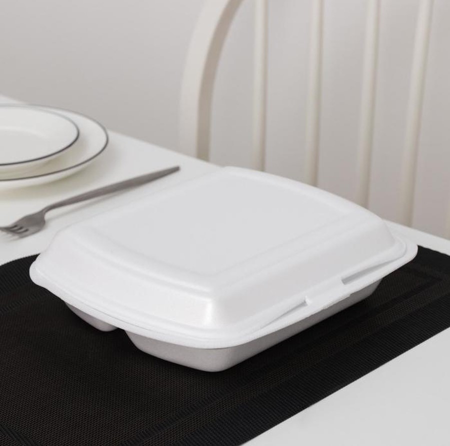 товар Ланч-бокс ВПС LBE-3 "А", 3-секц (белый) 249х207х61мм LBE-3AW